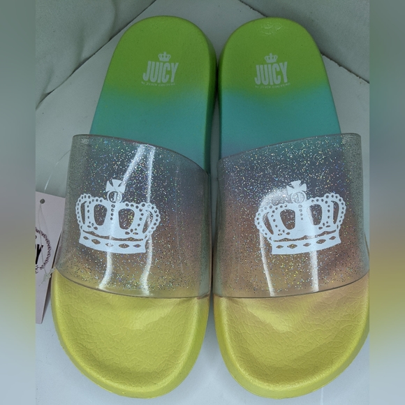 NWT Juicy By Juicy Couture JJK Adelanto Slides Women's Size 5M - Picture 2 of 5